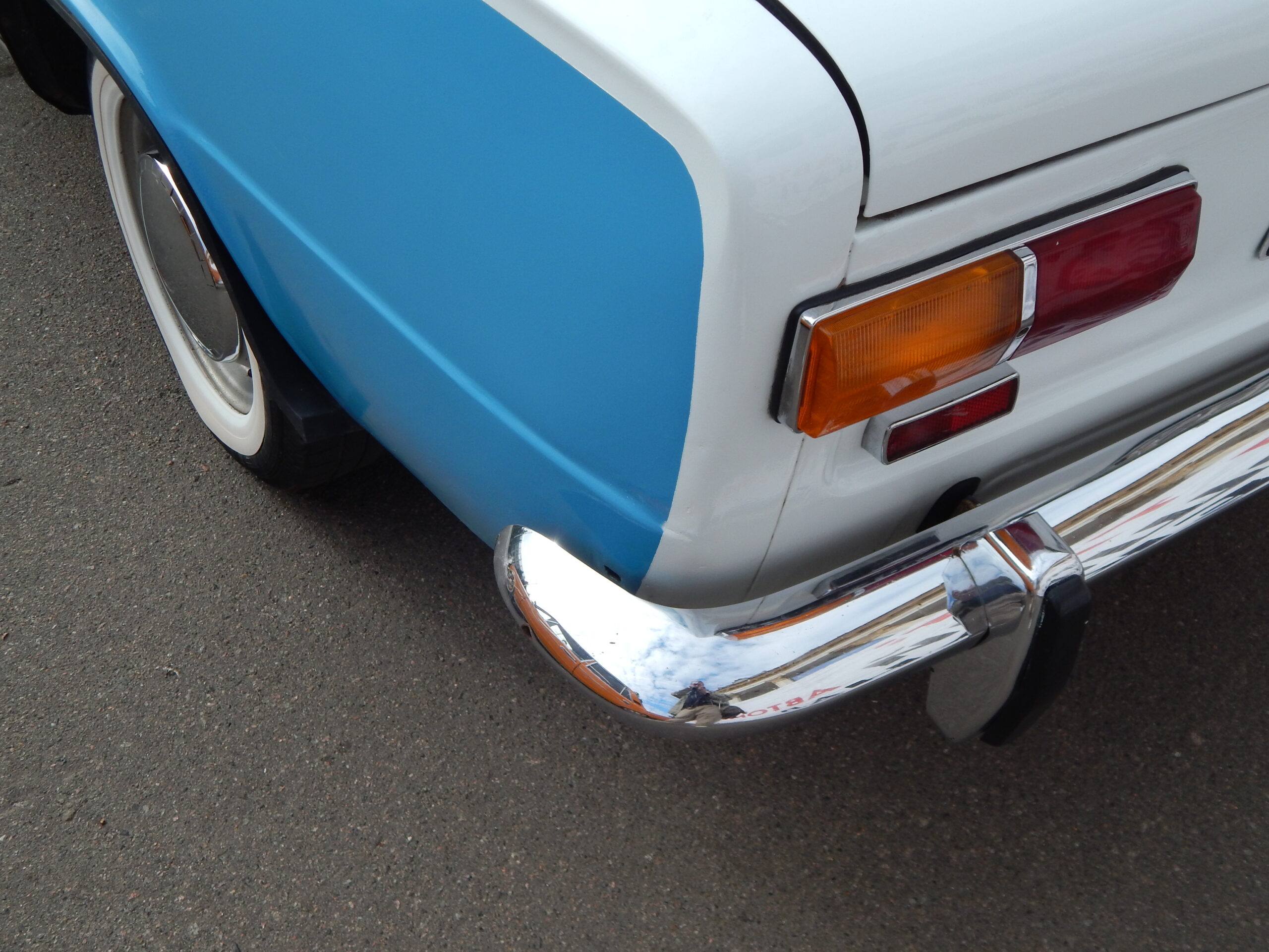 Rear and Trunk of Vintage Car