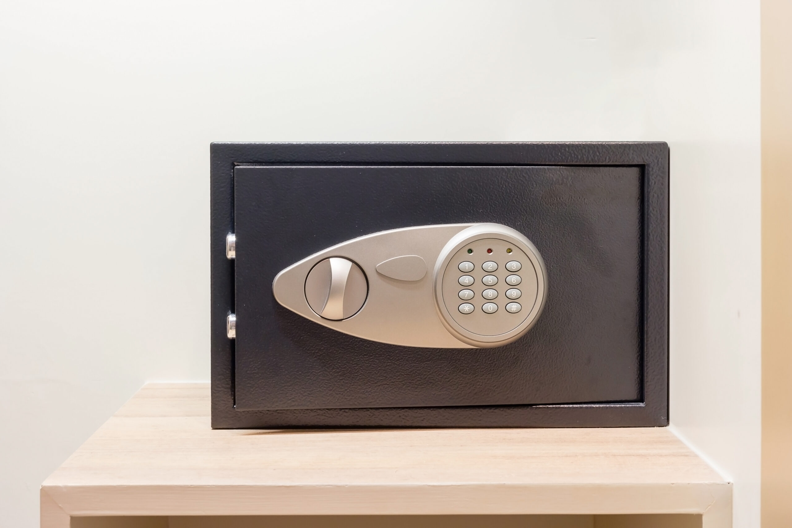 Small Safe with Dial and Keypad